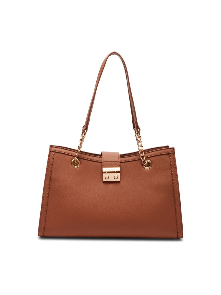 Anne Klein Brown Chain Shoulder Bag with Detachable Strap-picture-25