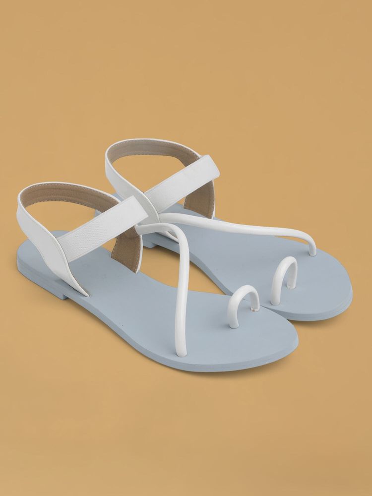 Metro Women White Sandals-image-25