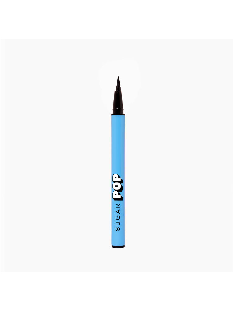 SUGAR POP Waterproof Eyeliner Pencil - Intense Black Pigment, Sweatproof Waterproof Matte 01 Black-picture-38