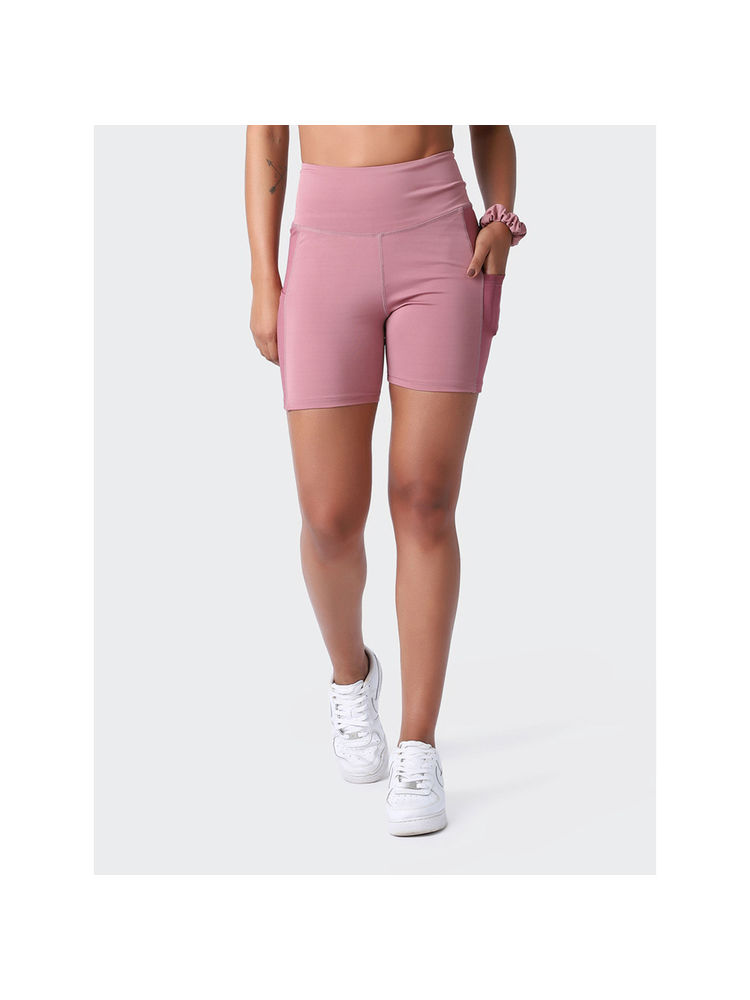 Kica Women Cycling Shorts With Pockets Mauve-picture-22