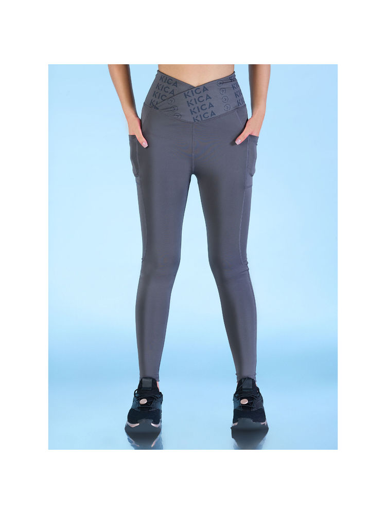kica Women Cross Waist Mid Rise Leggings-picture-17