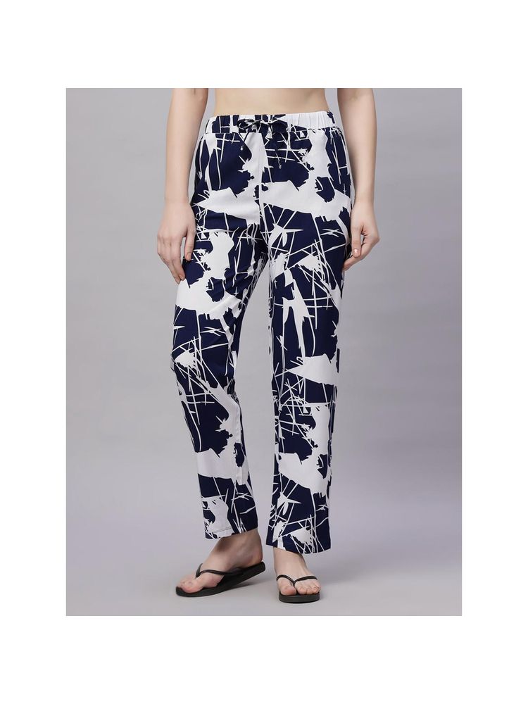 SOIE Supersoft Rayon Printed Pyjamas with Pockets-image-3