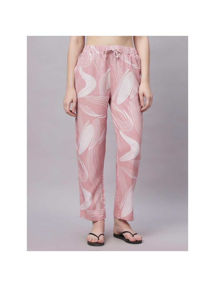 SOIE Supersoft Rayon Printed Pyjamas with Pockets-picture-4