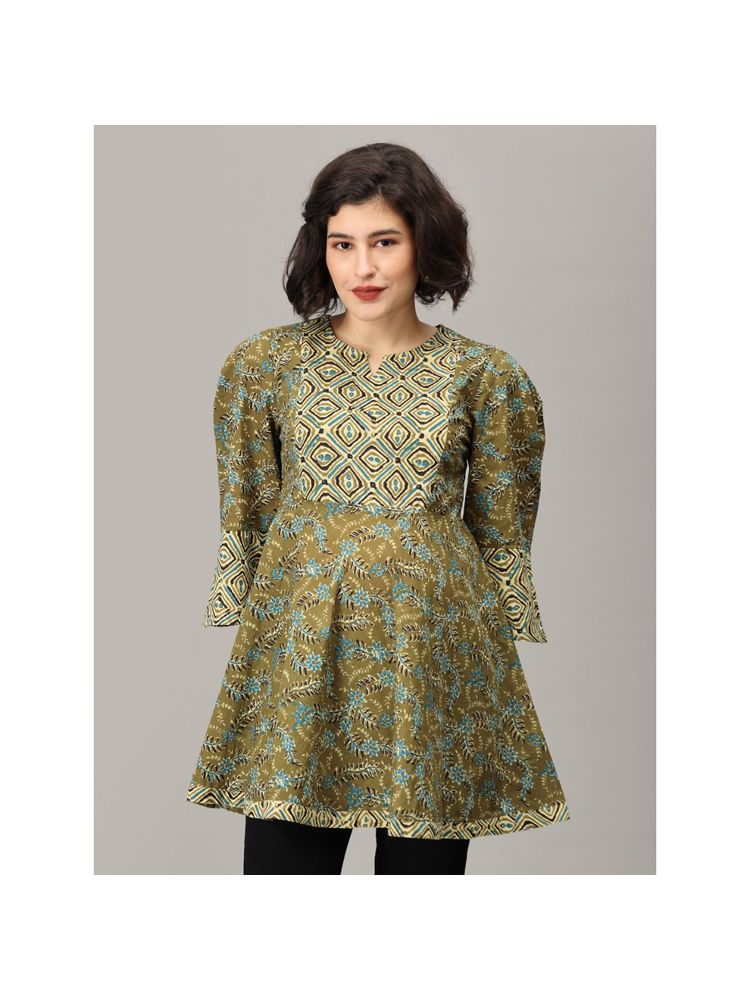 The Mom Store Mehendi Nights Maternity and Nursing Short Kurti-picture-19