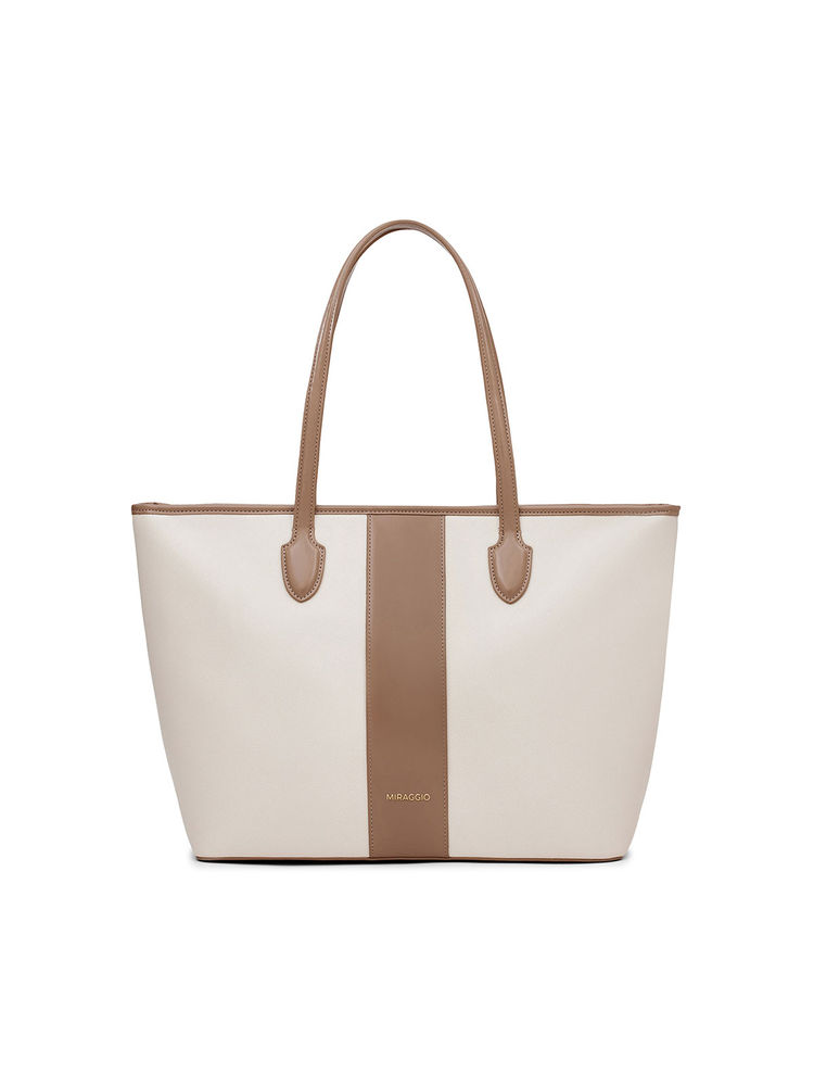 MIRAGGIO Rachel Beige Tote Bag (L)-picture-16