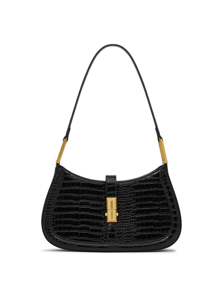 MIRAGGIO Black Aria Shoulder Bag-picture-34