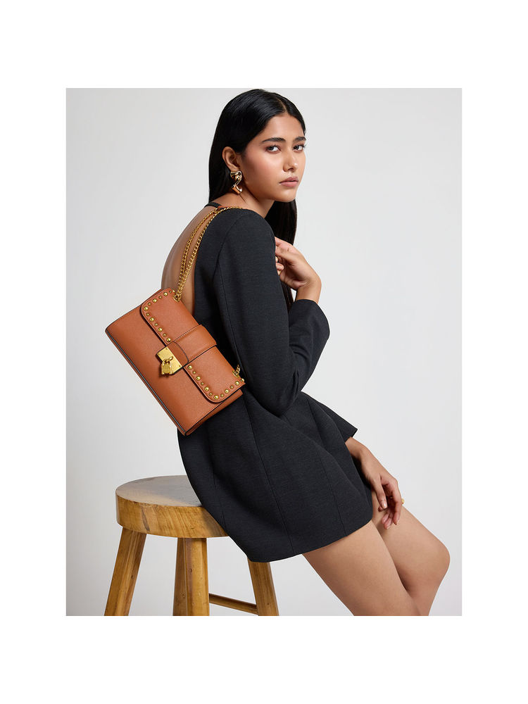 MIRAGGIO Brown Alice Sling Bag-picture-34