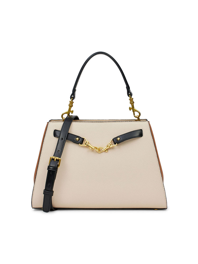 MIRAGGIO Ivory Kimi Satchel Bag