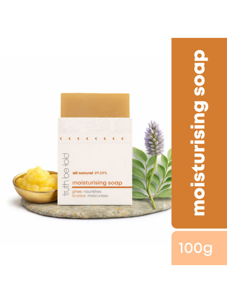 Truth Be Told Moisturizing Soap With Ghee & Licorice Daily Cleansing Bar For Long-Lasting Hydration-image-31