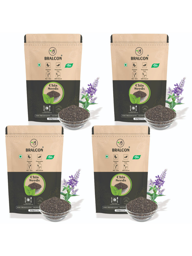 BRALCON Raw Chia Seeds (Pack Of 4)-image-20