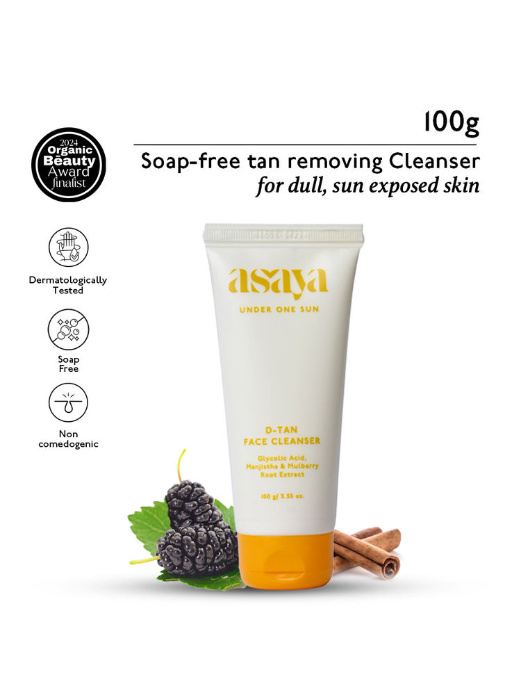 Asaya De Tan Skin Brightening Face Wash For Instant Tan Removal With Manjistha And Glycolic Acid-picture-44