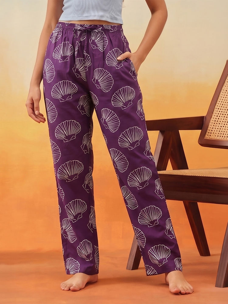 Clovia Rayon Printed Pyjama-picture-13