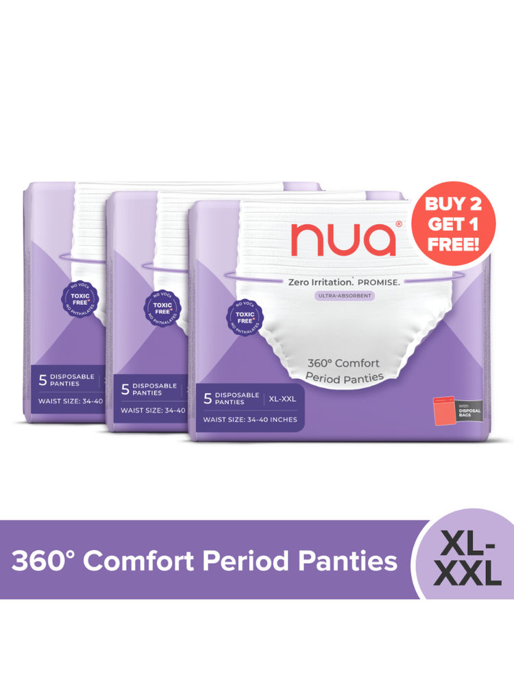 Nua 360° Comfort Period Panties - XL-XXL - Buy 2 Get 1 Free-picture-27