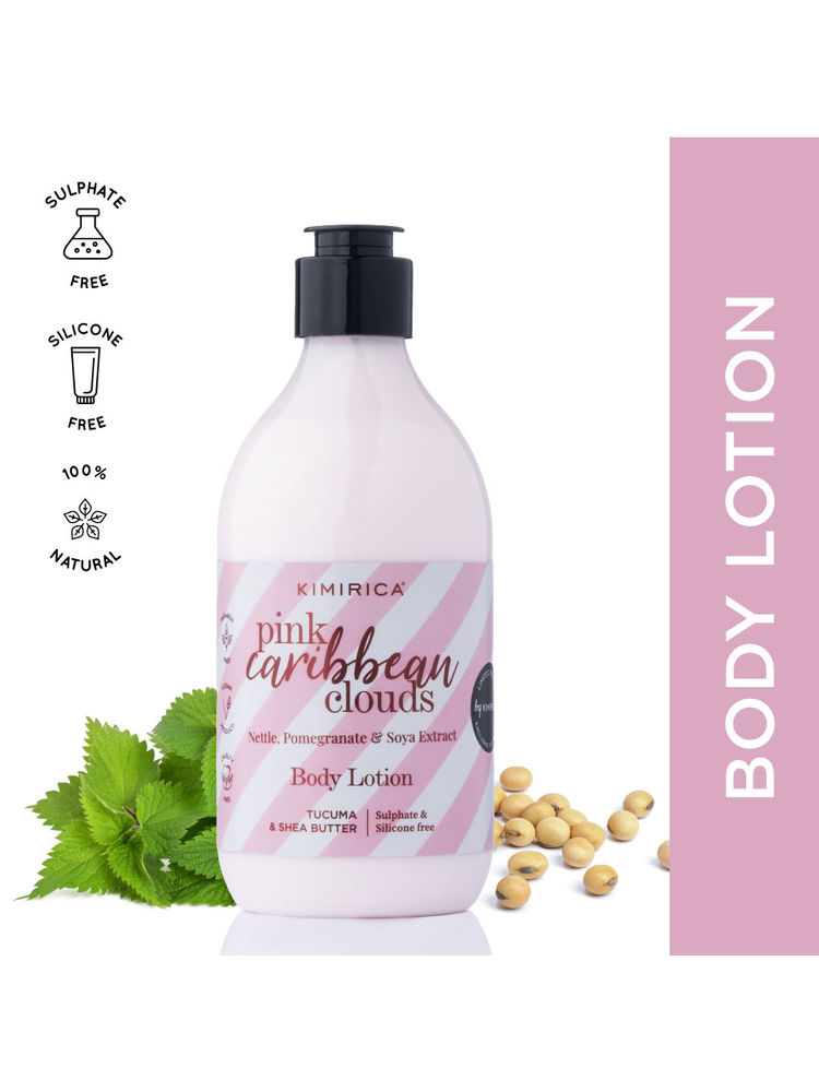 Kimirica Pink Caribbean Body Lotion - Vitamin E & Shea Butter for Dry Skin & Deep Nourishment-image-46