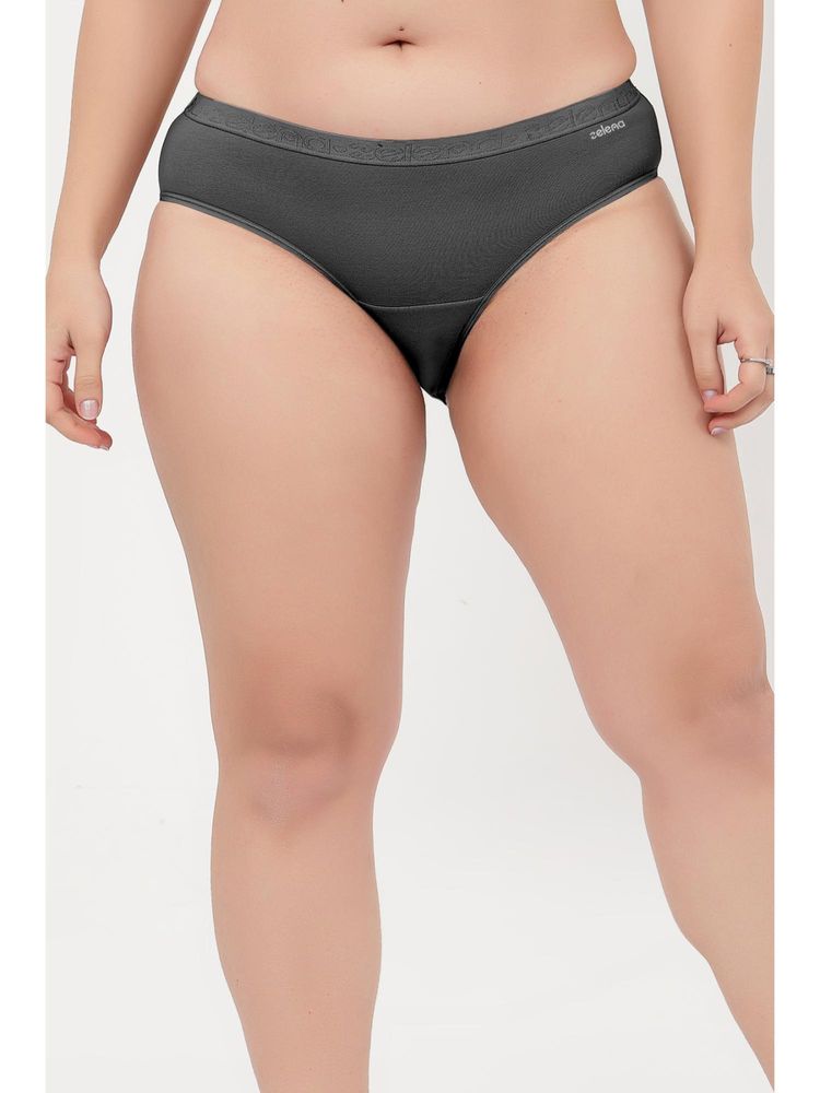 Zelena Grey Cotton Maternity Hipster Brief-picture-20