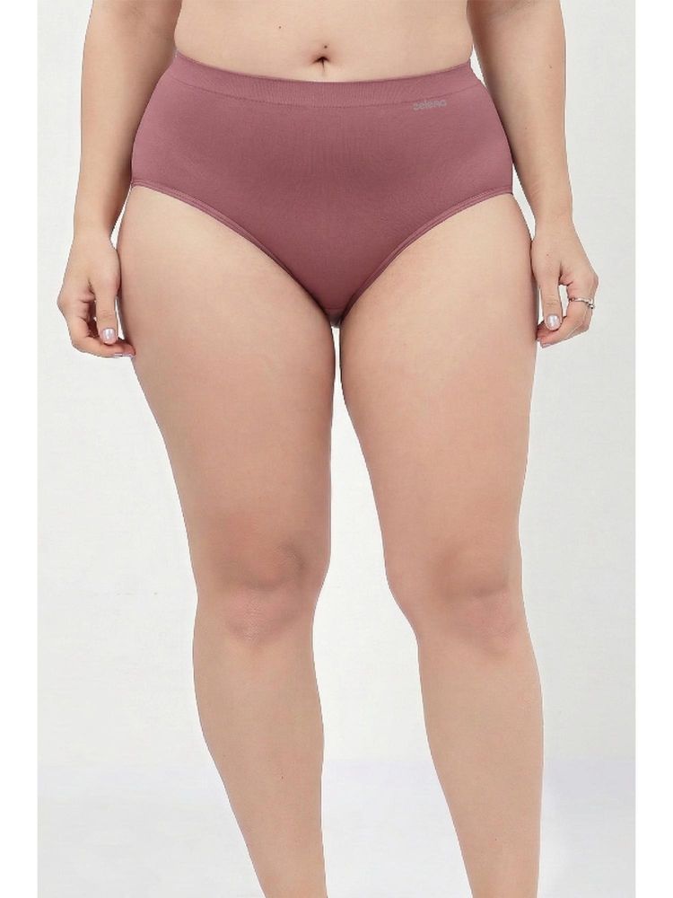 Zelena Blush Mauve High Rise Maternity Hipster Brief-picture-10
