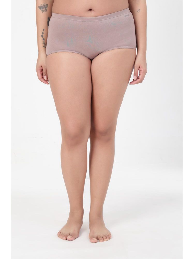 Zelena Beige High Rise Maternity Tummy Control Boyshort Brief-picture-15