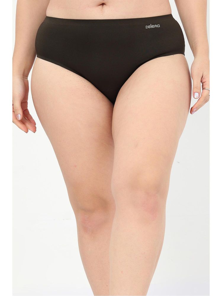 Zelena Green Modal Bonded Maternity Hipster Brief-picture-27