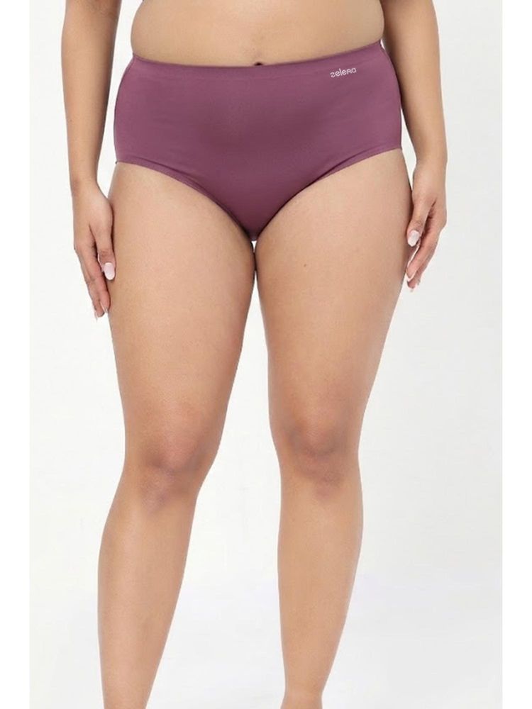 Zelena Pink Cotton Bonded High Rise Maternity Hipster Brief-picture-25