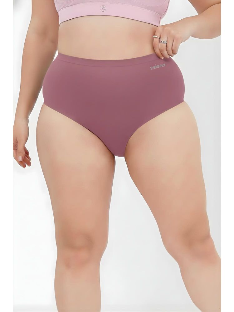 Zelena Blush Pink Modal Bonded Maternity Hipster Brief-picture-21