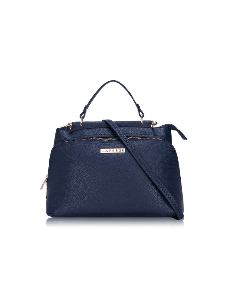 Caprese Fernanda Small Navy Satchel-image-38