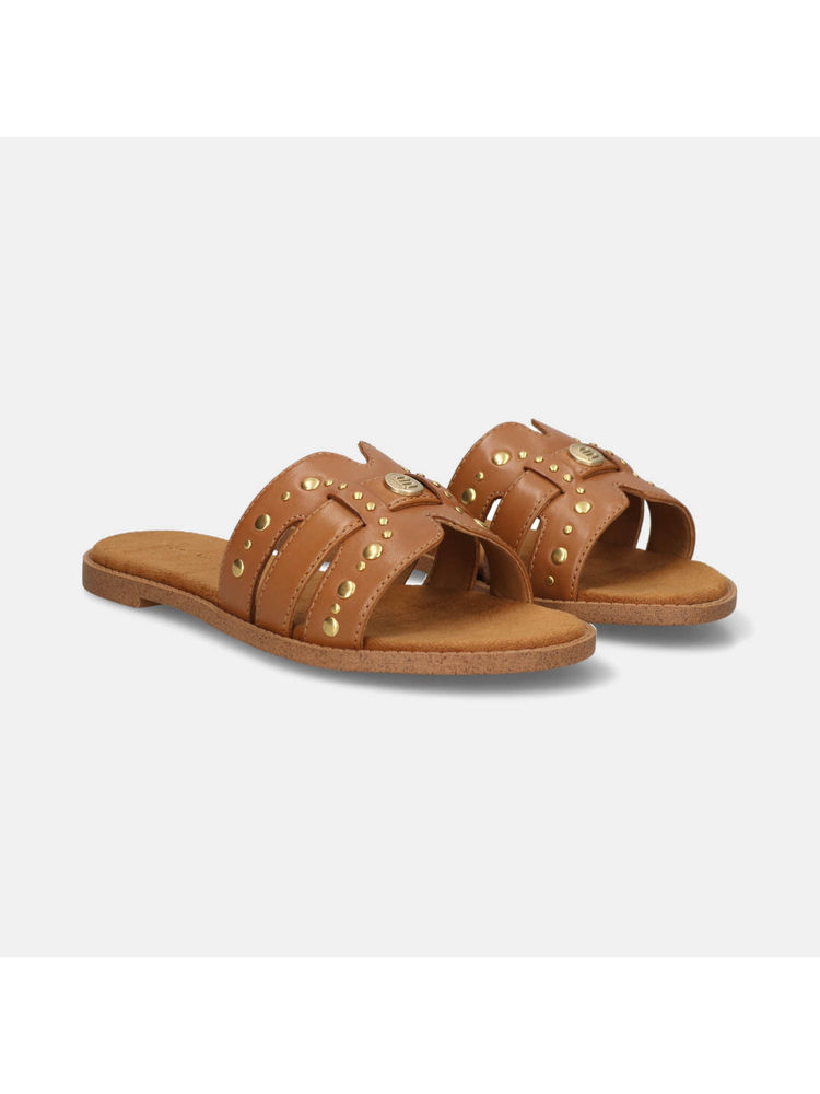 BAGATT Goldy Women Cognac Leather Flats-image-48