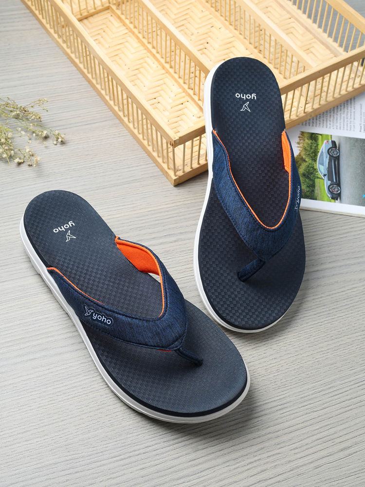 Yoho Navy Blue Fauna 002 Flipflops-picture-14