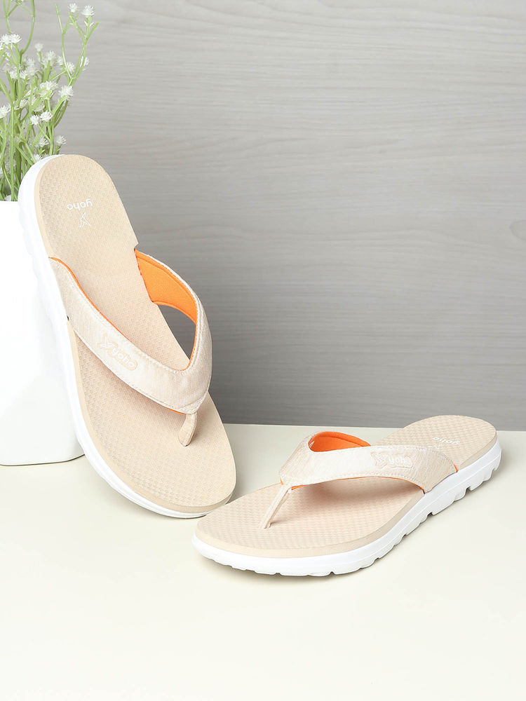 Yoho Beige Fauna 002 Flipflops-image-14