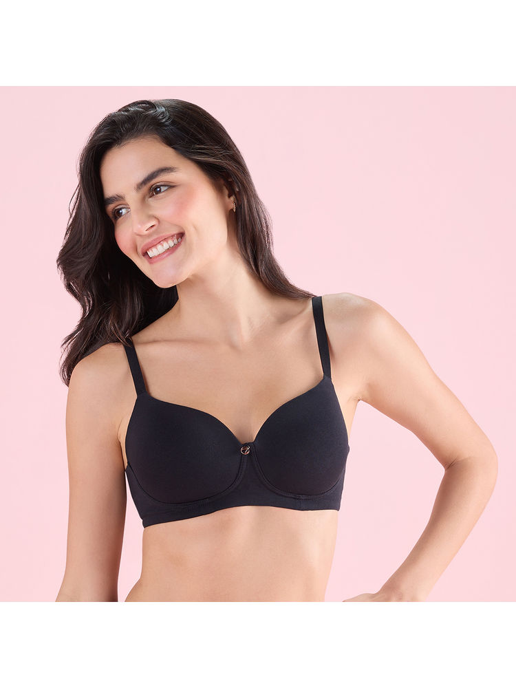 Nykd by Nykaa Cups of Joy Wire-free Shaping Bra - Black NYB094-picture-14
