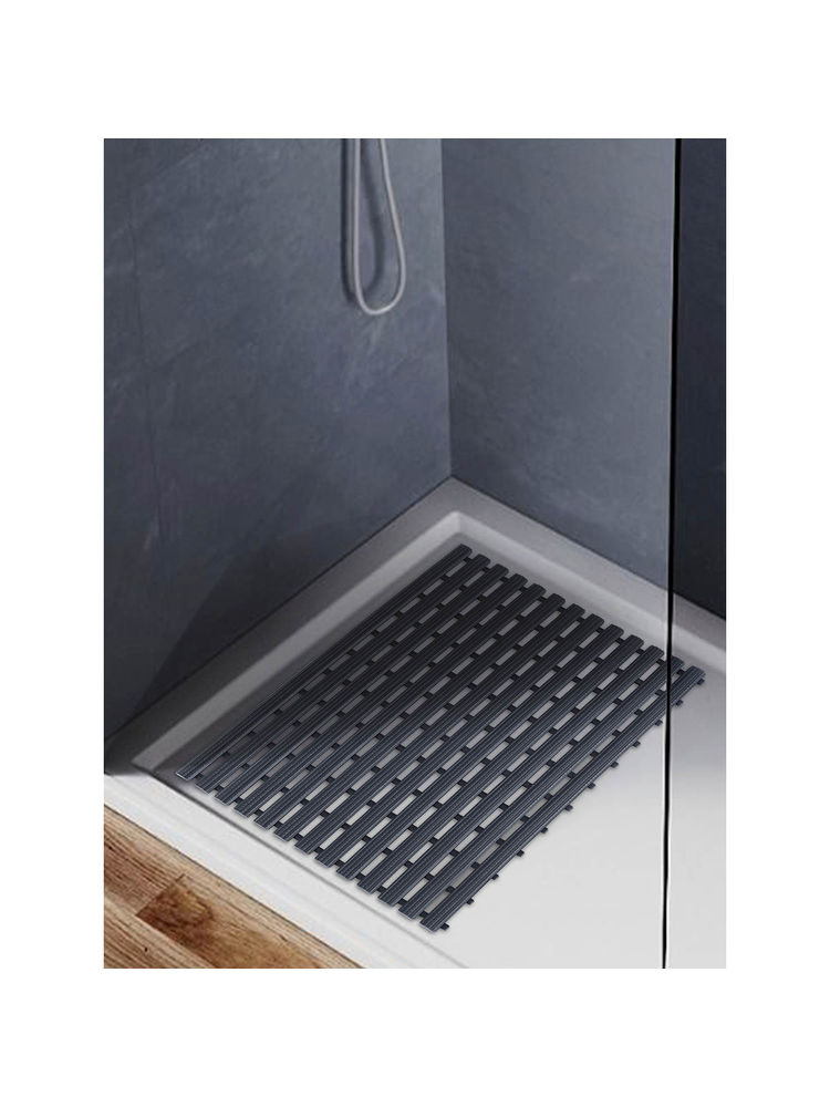 OBSESSIONS Black Stripe Anti-Skid PVC Shower Mat-image-42
