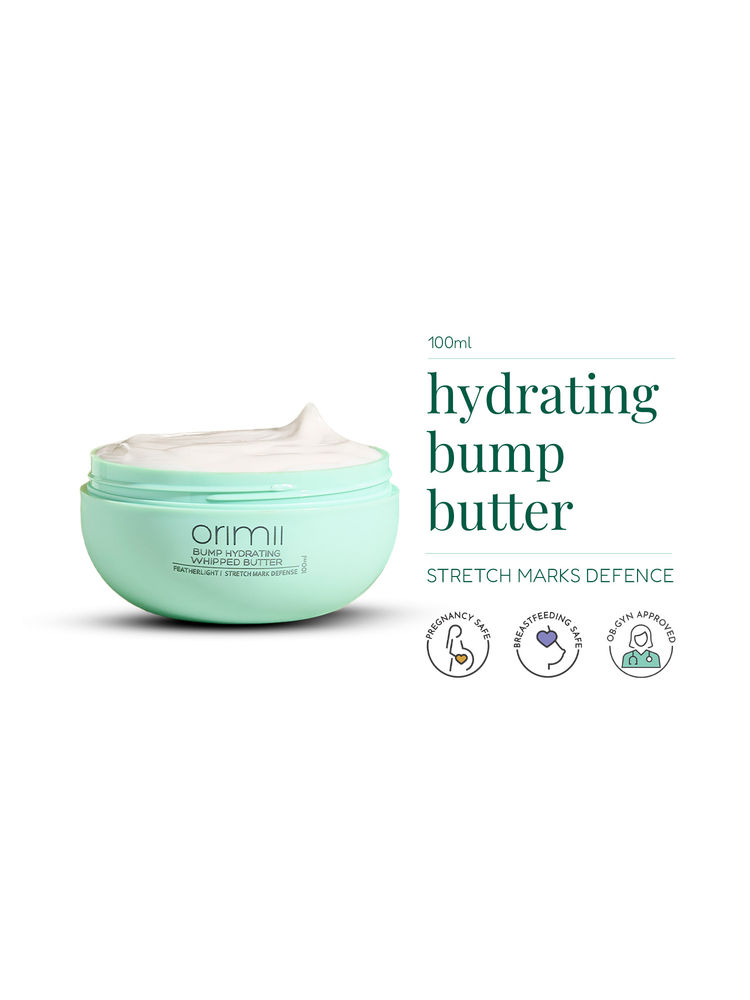 Orimii Bump Hydrating Body Butter for Reducing Stretch Marks - Pregnancy Safe