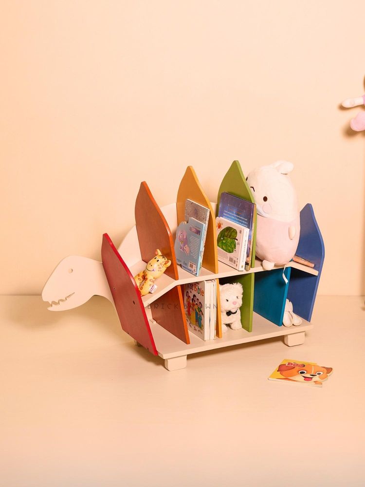 Brick Brown Jurassic Kids Book Organizer-image-20