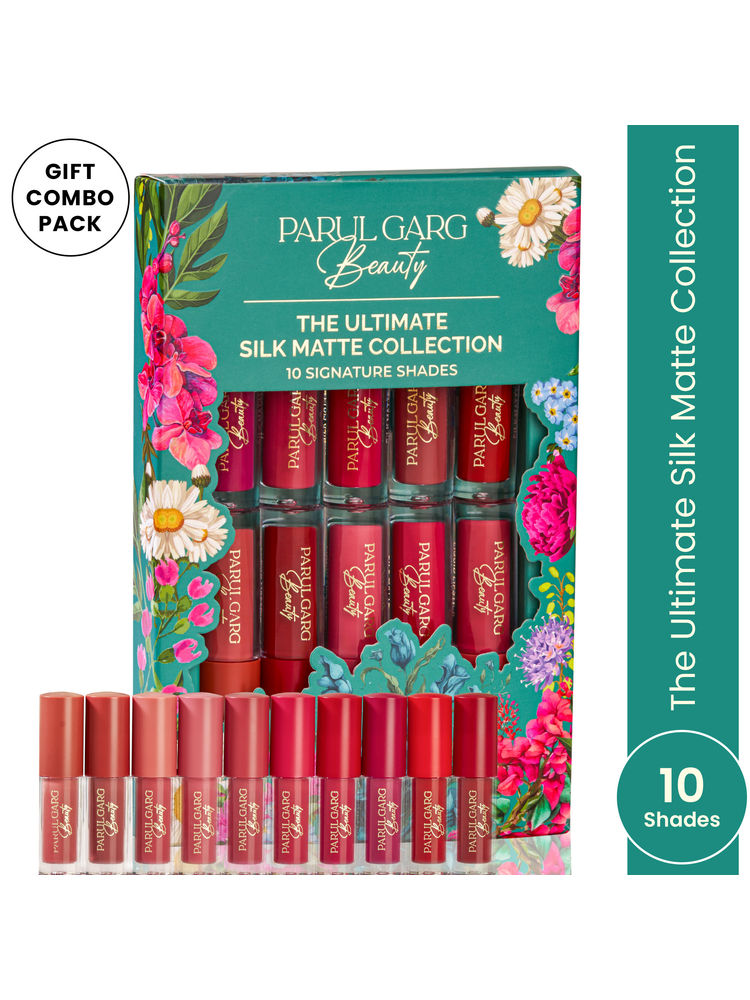 Parul Garg Beauty Ultimate Silk Matte Collection - Pack Of 10
