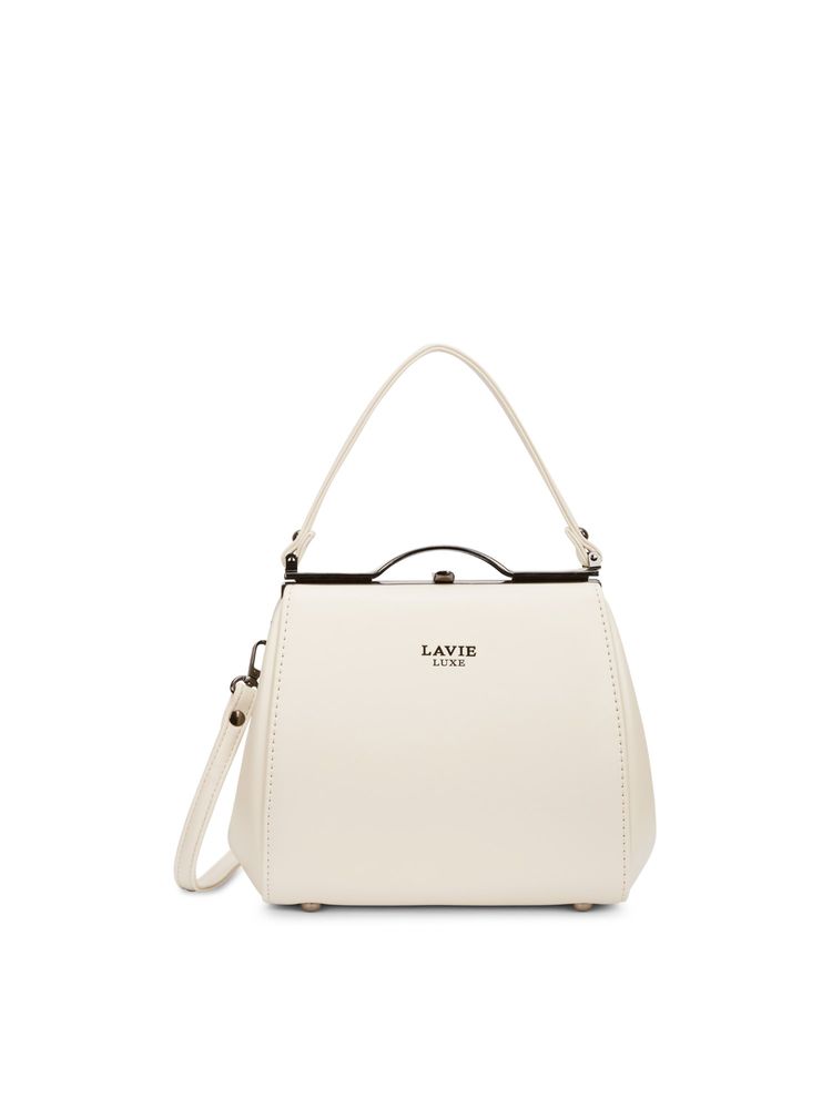 Lavie Luxe Women's Fluff25 Frame Handbag - Off White (S)-image-14