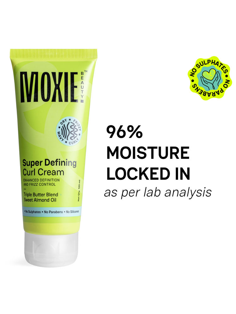 Moxie Beauty Super Defining Curl Cream for Curly Hair