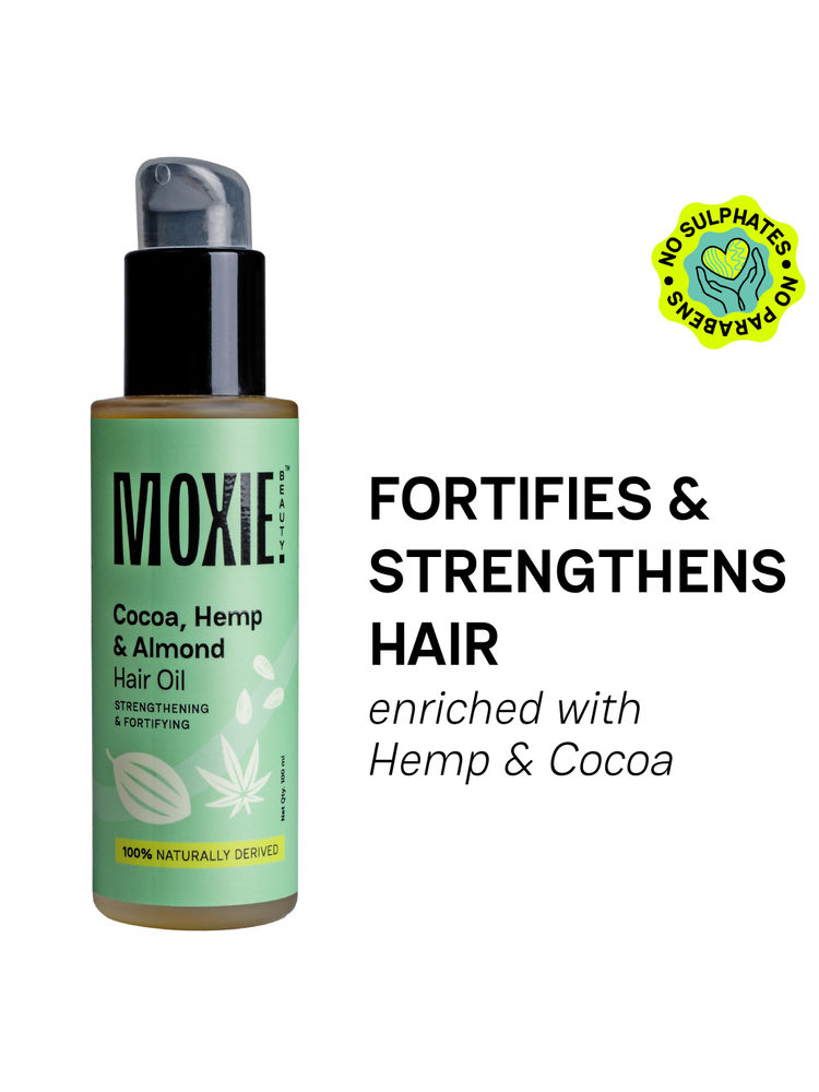 Moxie Beauty Cocoa, Hemp & Almond Hair Oil-picture-10