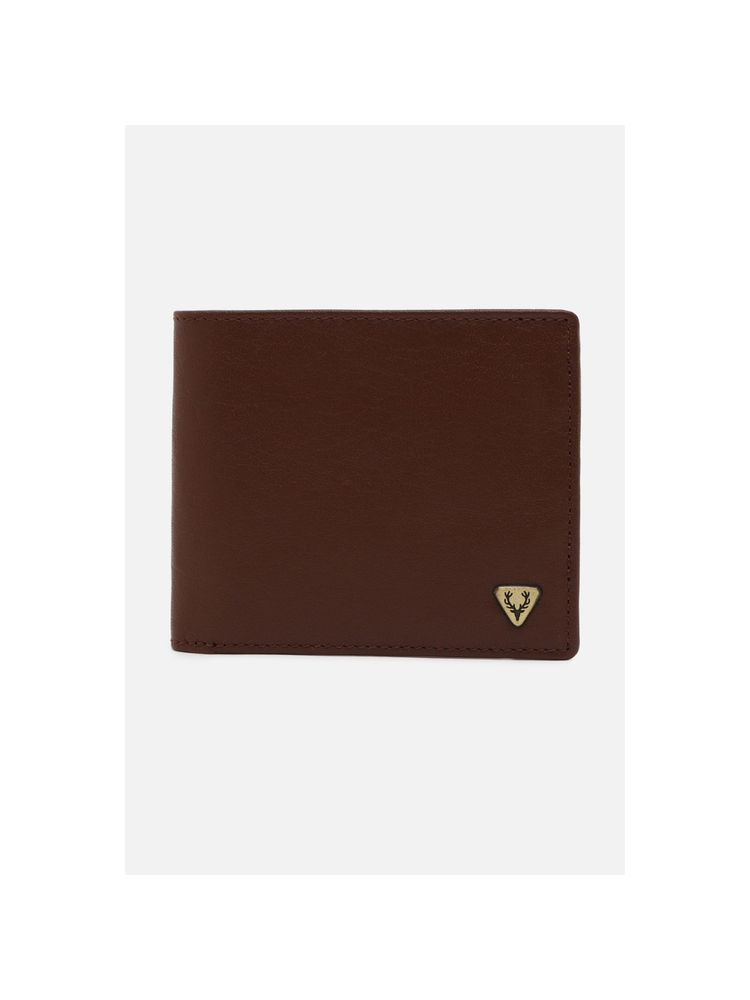 Allen Solly Men Brown Solid Genuine Leather Wallet-picture-17