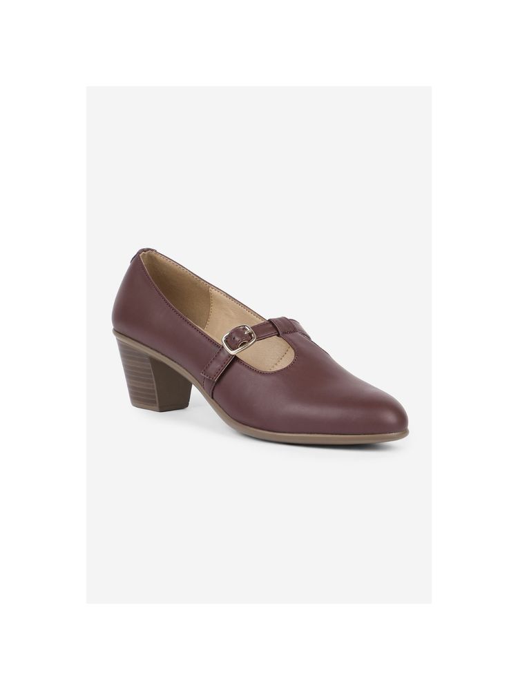 Allen Solly Women Brown Pump Heels-picture-25