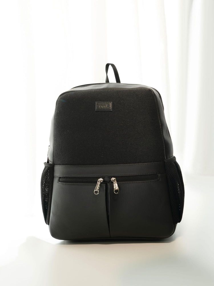 Zouk Jet Black Office Backpack-image-26