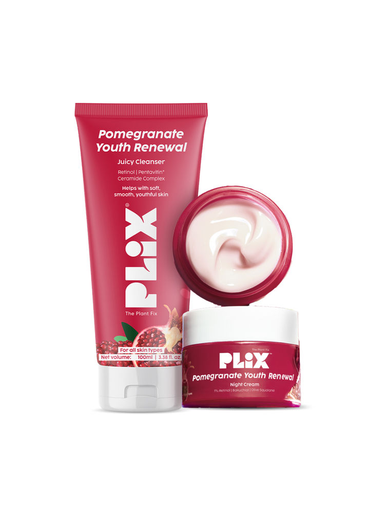 Plix The Plant Fix Pomegranate Youth Renewal Cleanser & Retinol Cream-picture-39