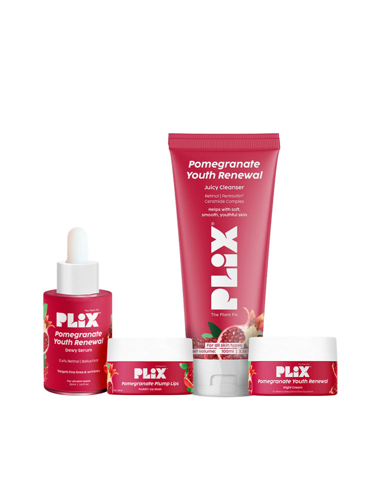 Plix The Plant Fix Plix Pomegranate Youth Renewal 4-Step Skincare Combo-image-40