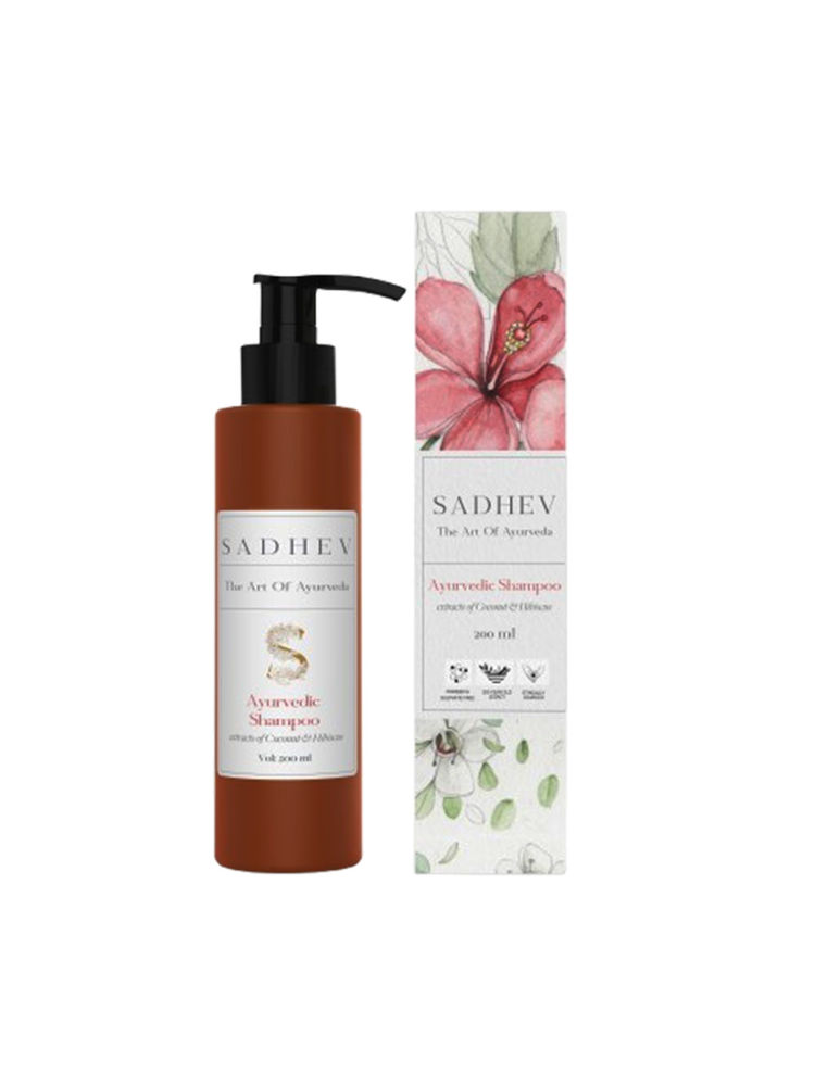 SADHEV Ayurvedic Shampoo - Coconut & Hibiscus-picture-17