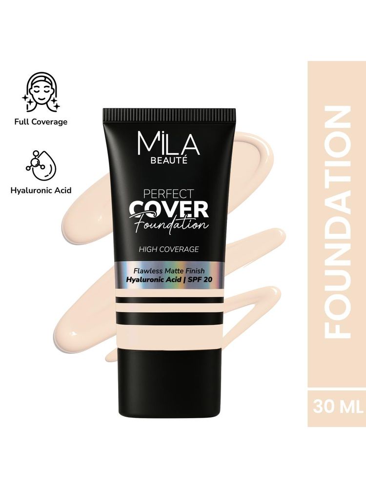 Mila Beauté Perfect Cover Foundation Flawless Matte Finish-picture-23