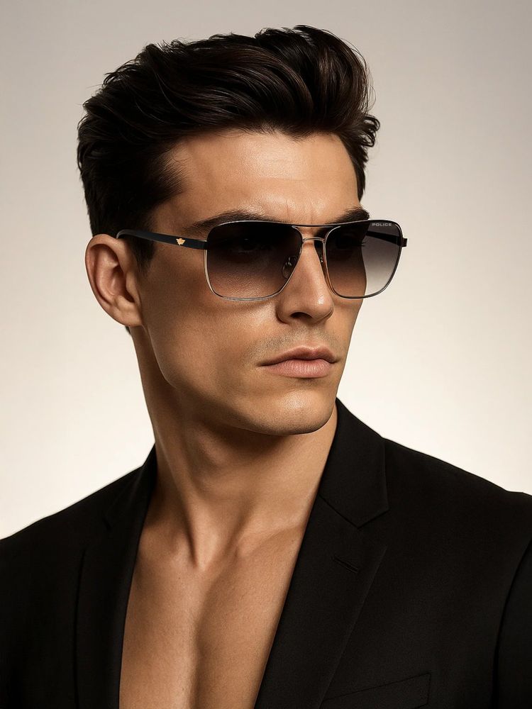 police accessories Police SPLE51K59305SG 100% UV Protected Sunglasses for Men (59)-picture-28