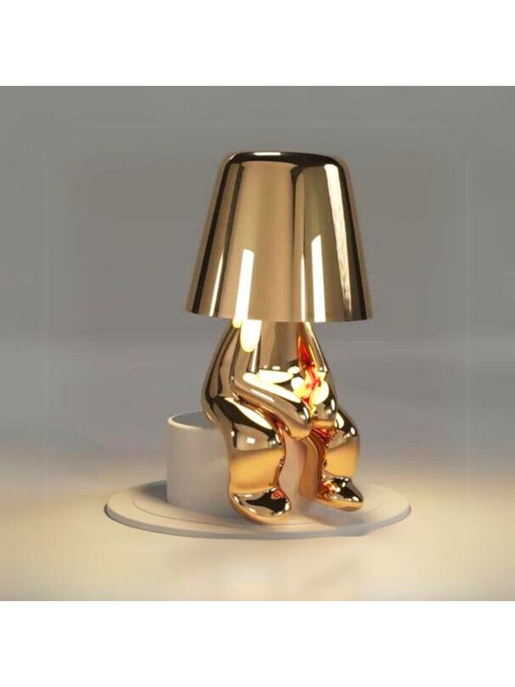 The Artment GlowMen Thinker Lamps For Living Room, Home Décor Gold-picture-26