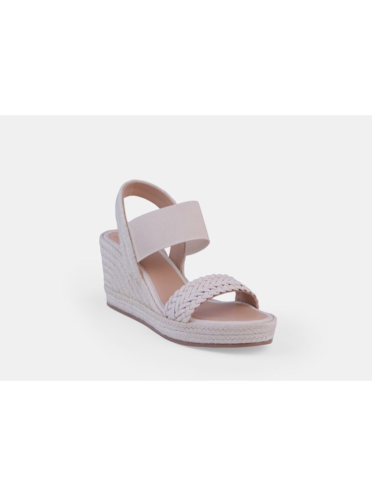 Heel Your Sole Peggy Off White Espadrille Wedges-picture-1