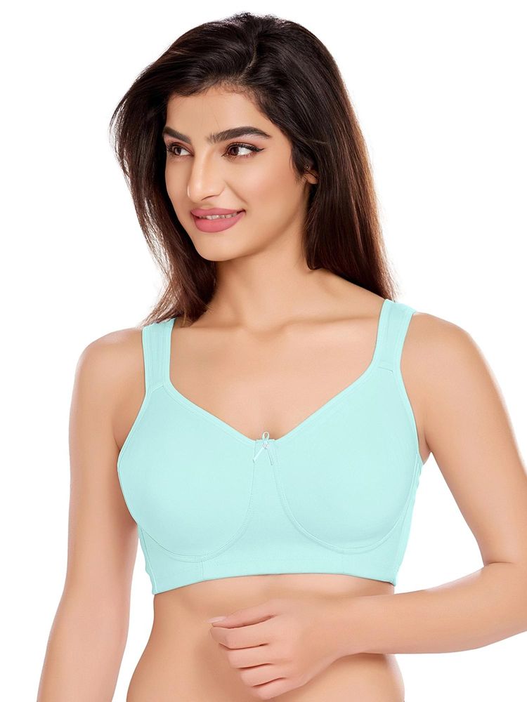 Juliet Womens Full Support Non-Wired Bra Blue-picture-43