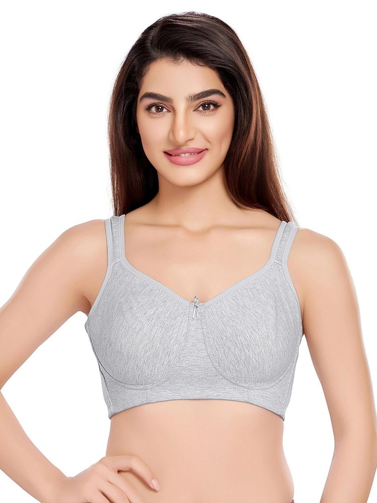 Juliet Womens Full Support Non-Wired Bra Grey-picture-25