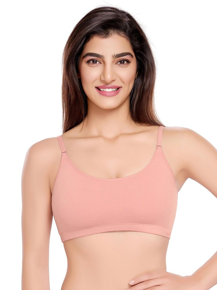 Juliet Womens Sculpt and Support Series Padded Sports Bra Peach-picture-17