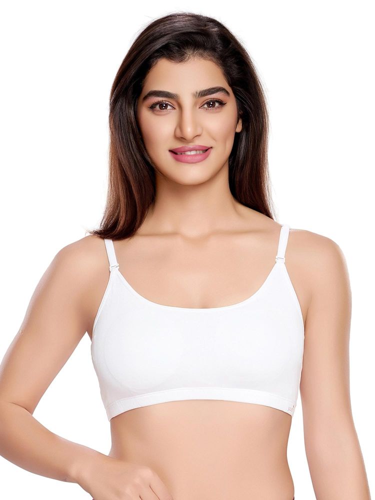 Juliet Womens Sculpt and Support Series Padded Sports Bra White-picture-26